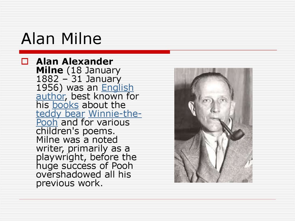 Alan Milne