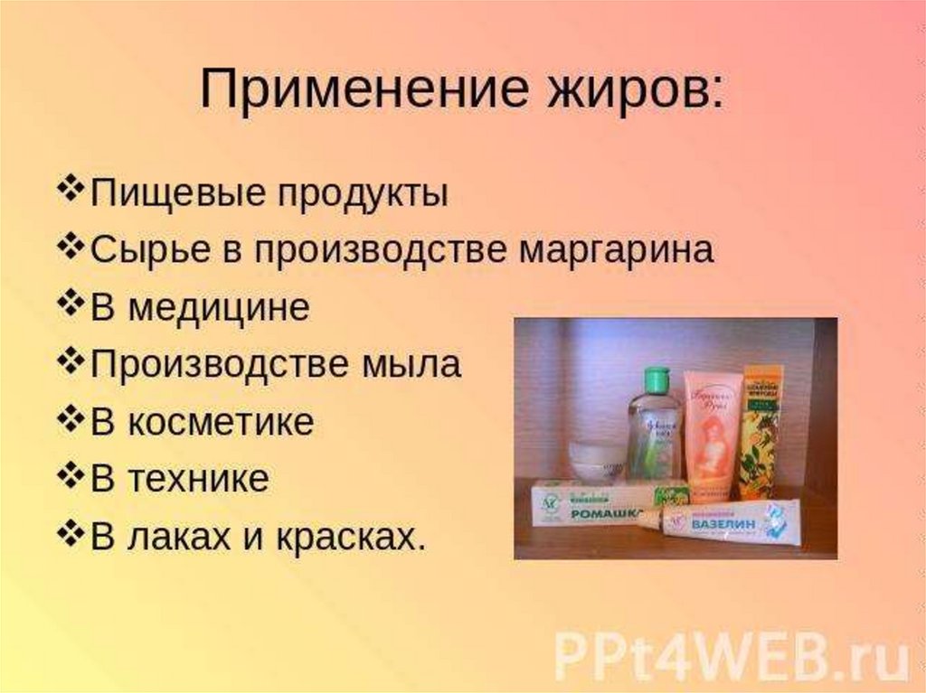 Жиры и моющие средства презентация