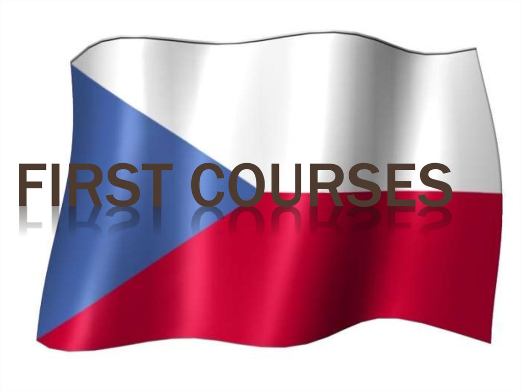 First courses