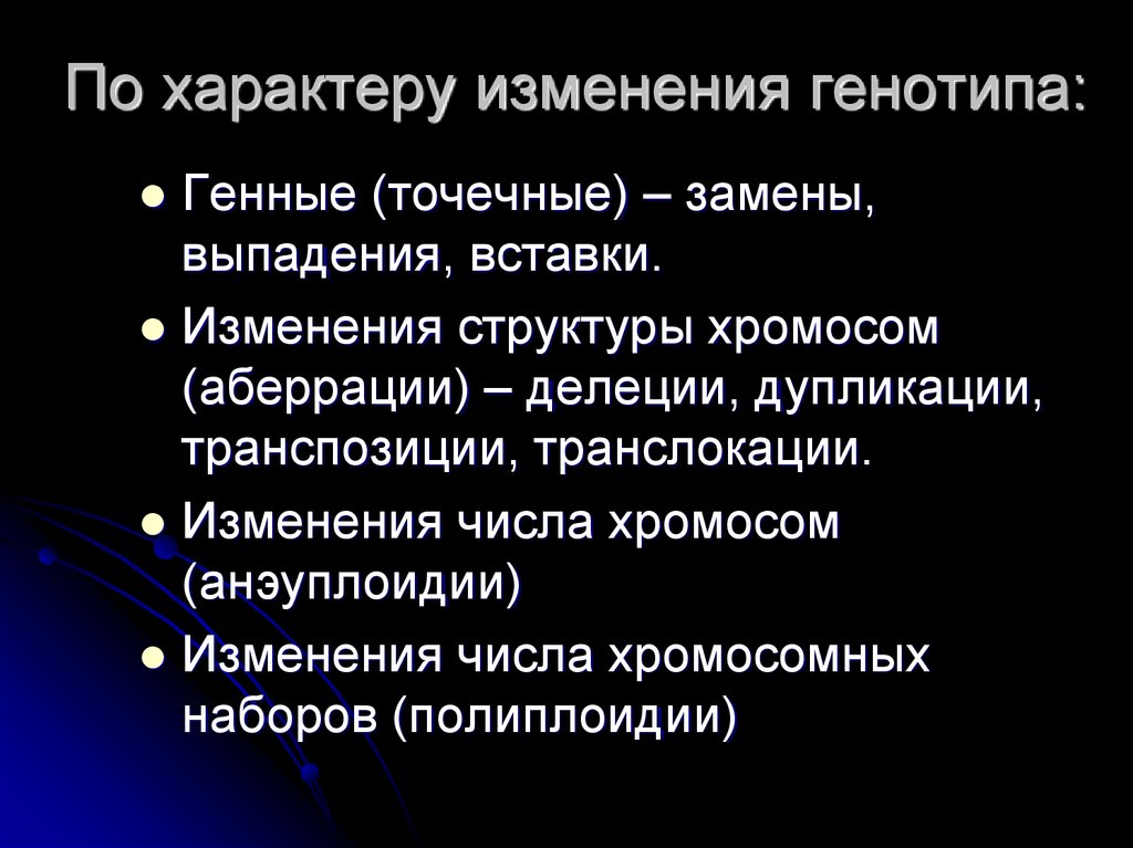 Изменение характера. По характеру изменения. Механизмы защиты генома от мутагенных воздействий. Перечислите виды по характеру изменения генотипа.. Отличие генома от генотипа.