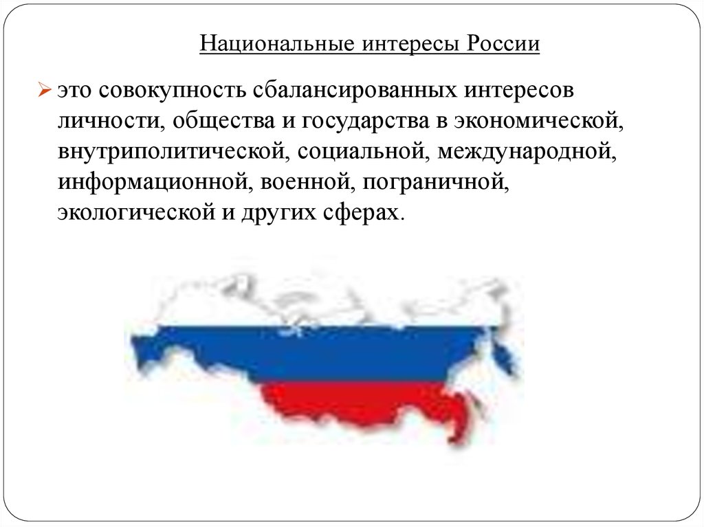 Политические интересы россии