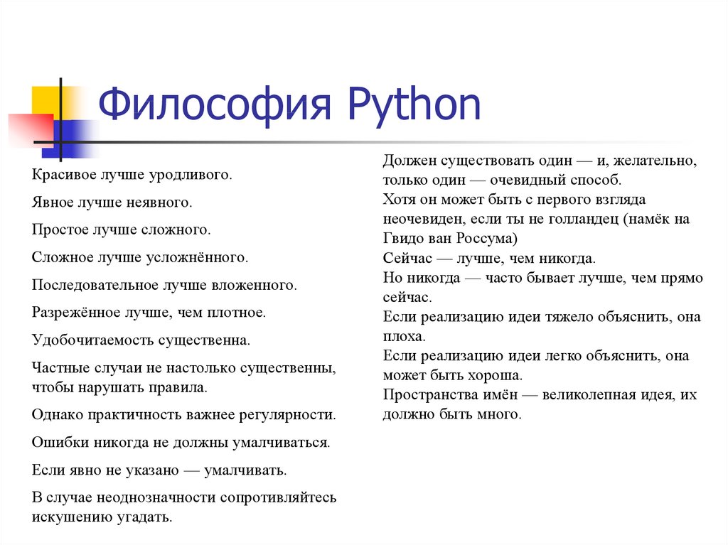 Философия Python