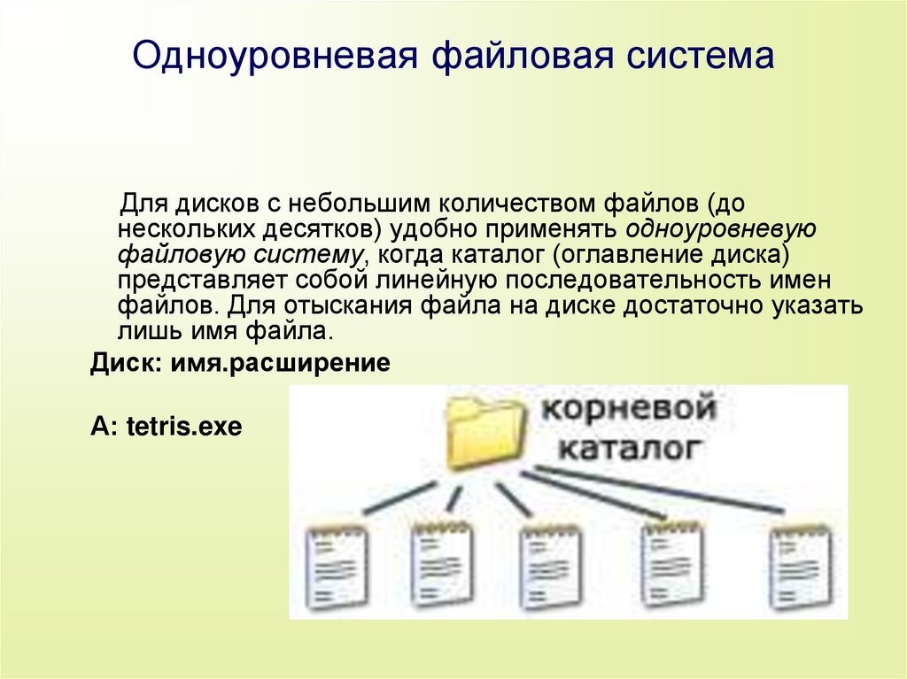 10 файловая система