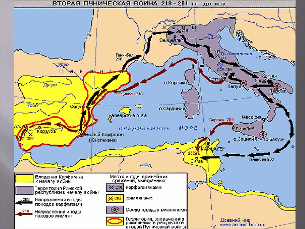 Территория карфагена к началу 1 пунической войны