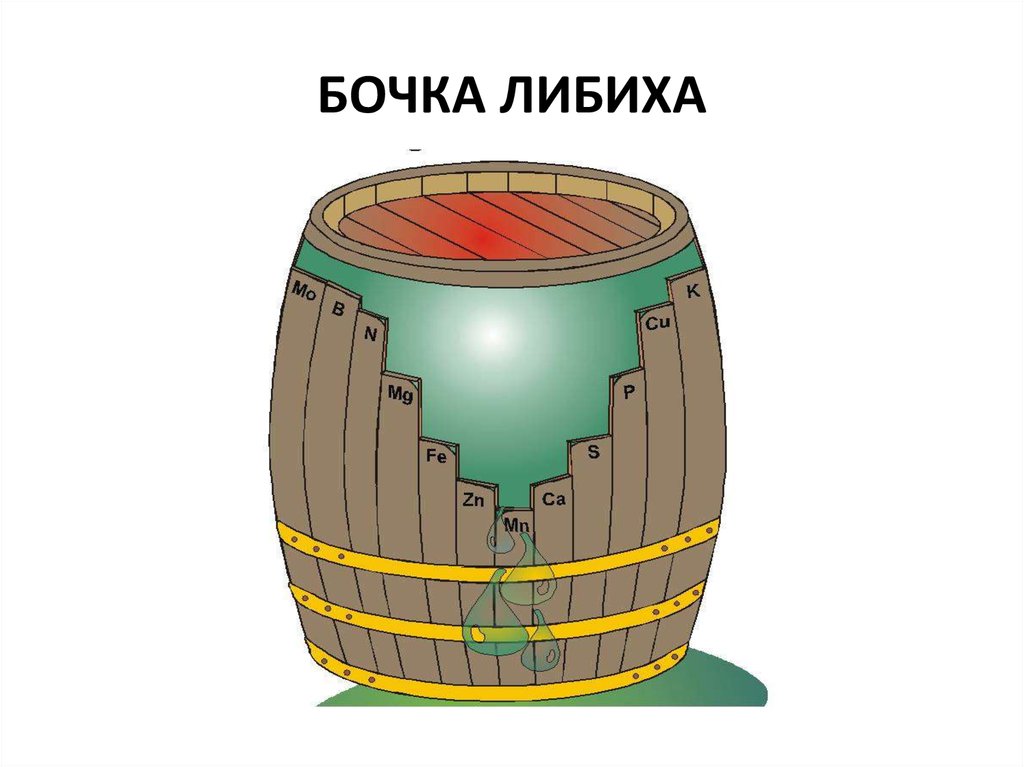 Наглядным изображением какого закона земледелия является бочка добенека