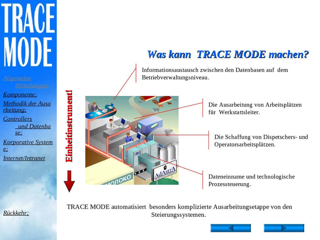 Trace mode проекты