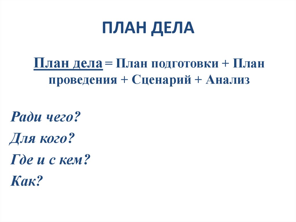 Подготовьте план 4 главы