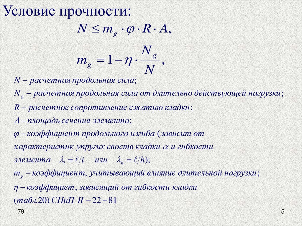 Расчетное сопротивление арматуры