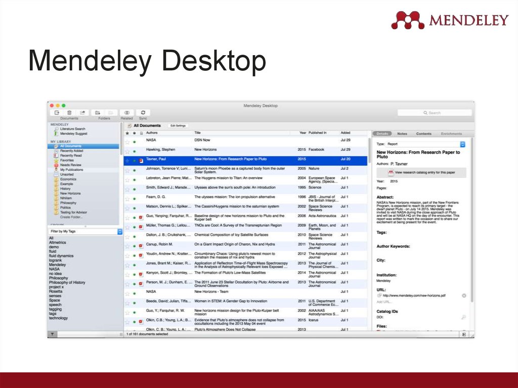Desktop mendeley Download Mendeley