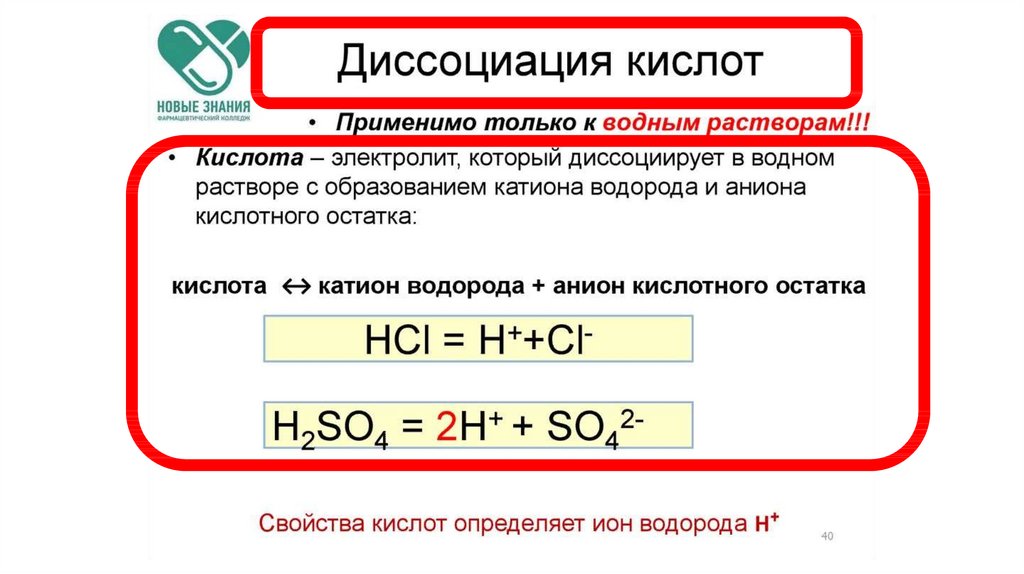 Химия диссоциация кислот оснований солей 9 класс