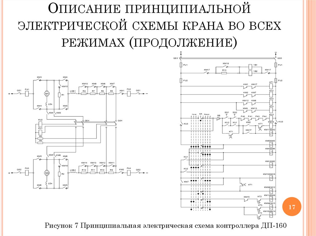 Описание принципиальной электрической схемы