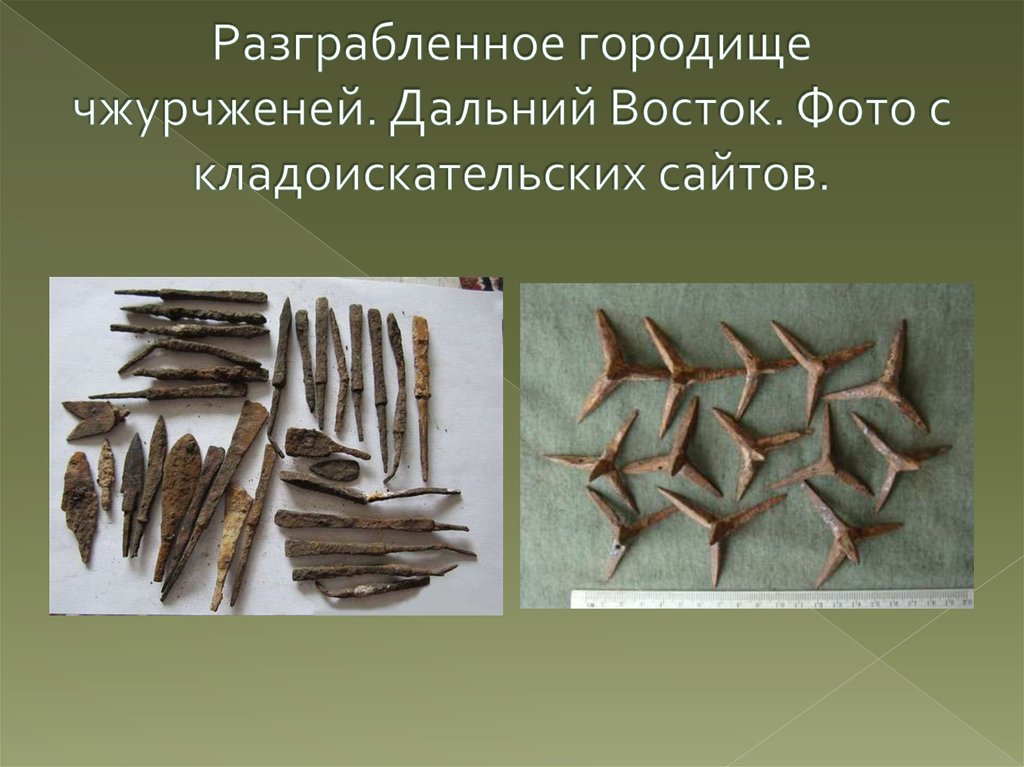 Разграбленное городище чжурчженей. Дальний Восток. Фото с кладоискательских сайтов.