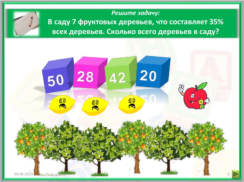 В саду растут 36 яблонь составляет. Сколько всего деревьев. Задания для садика фруктовые деревья. Фруктовые деревья процента. Сколько деревьев в 14.