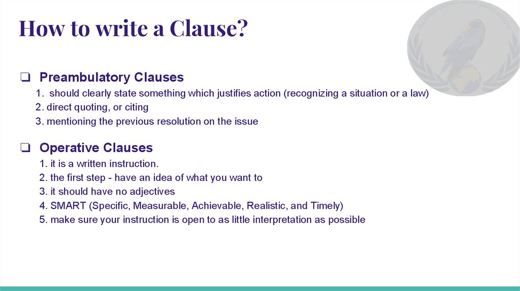 what is a assignment clause