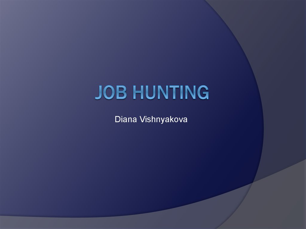 Job Hunting!!!