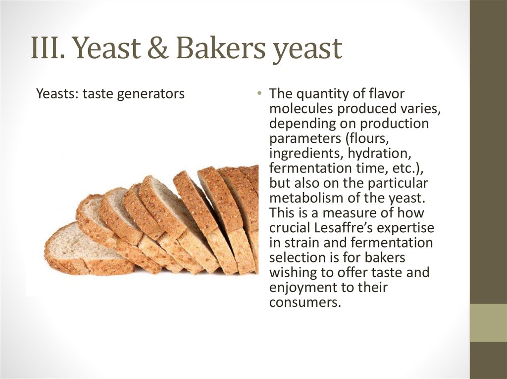 Bread and baker's yeast online presentation