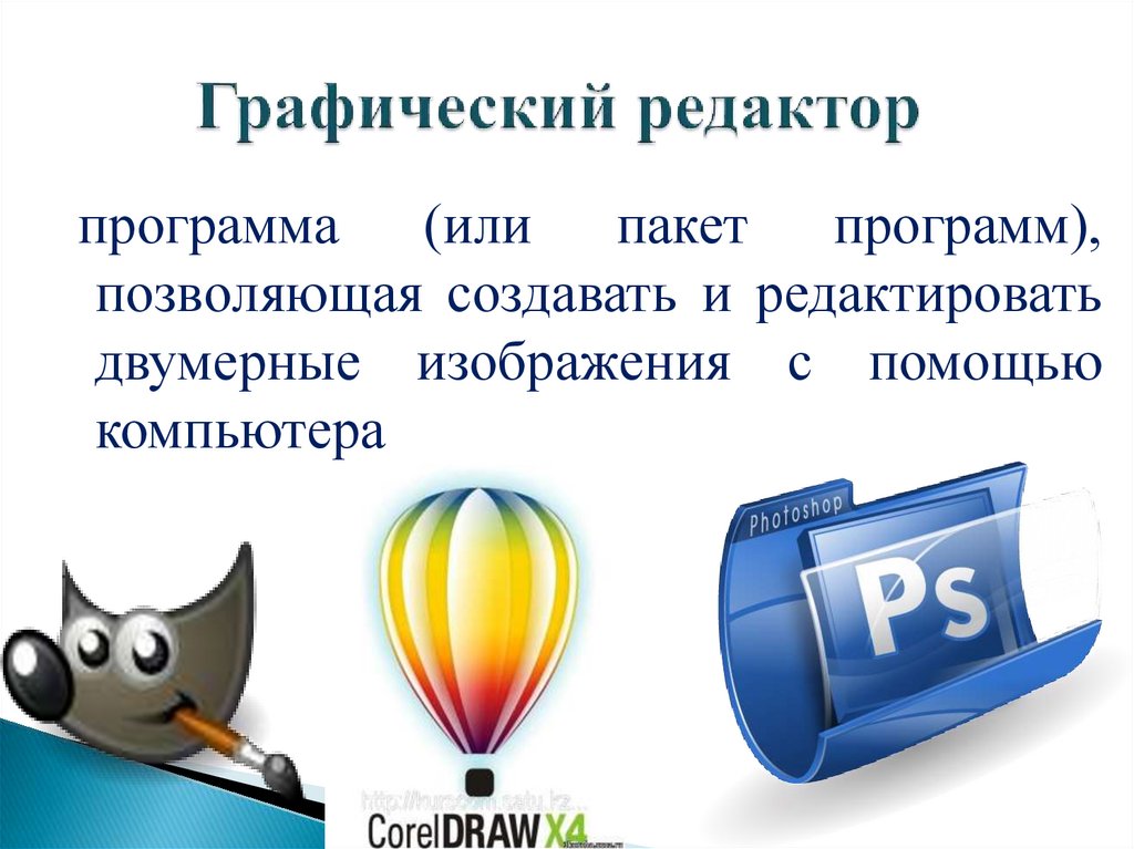 Компьютерная программа позволяющая создавать и редактировать изображения называется