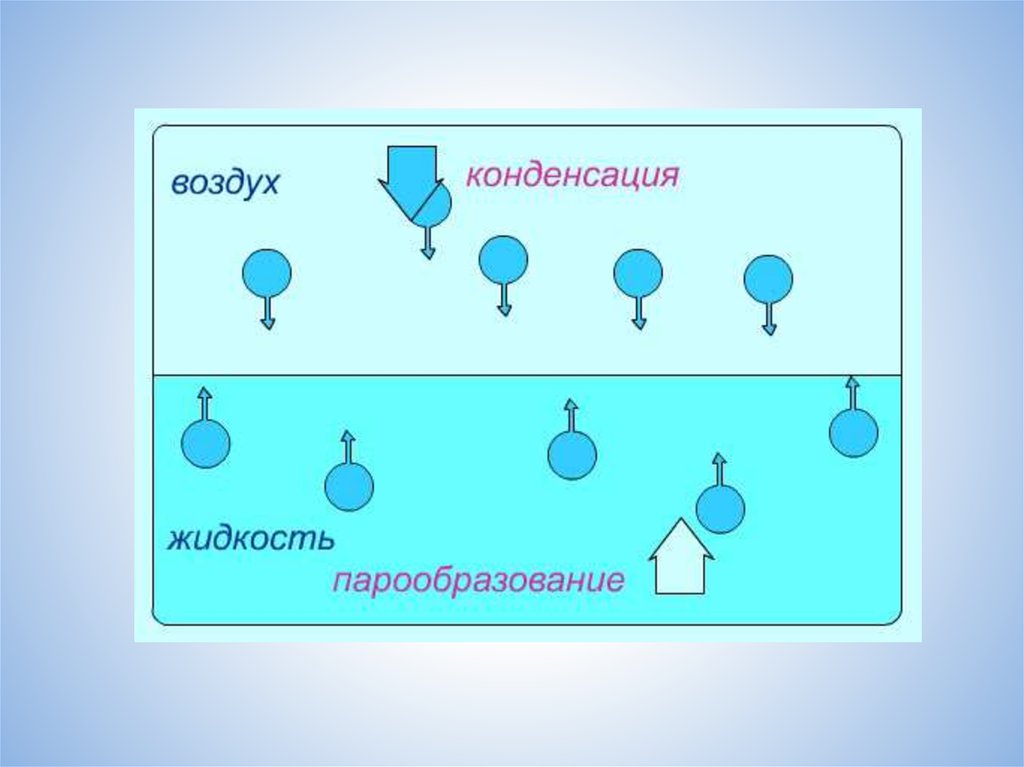 Конденсация испарение жидкость