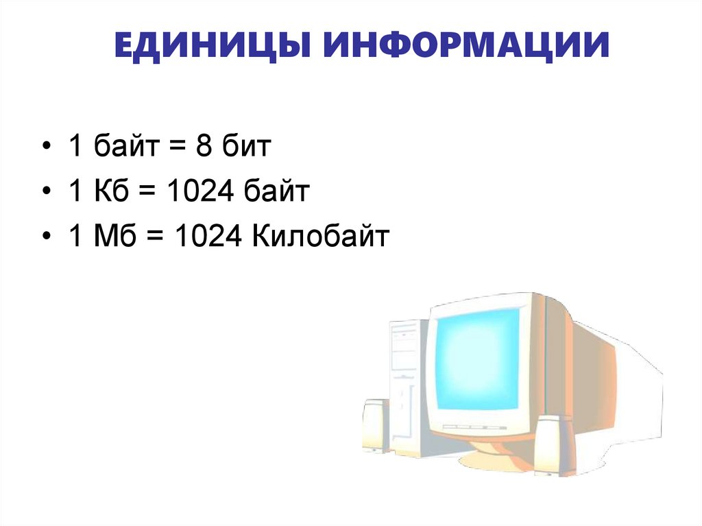 Данные и информация единицы информации