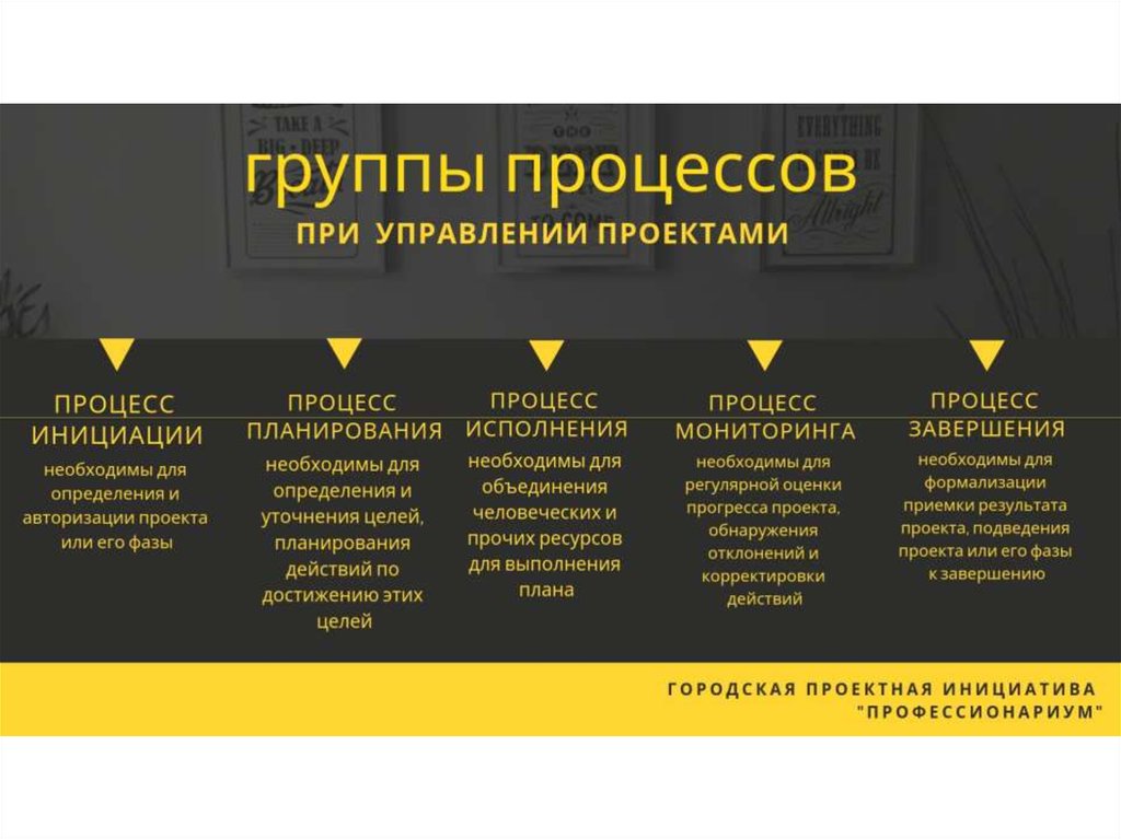 Процессов управления проектами