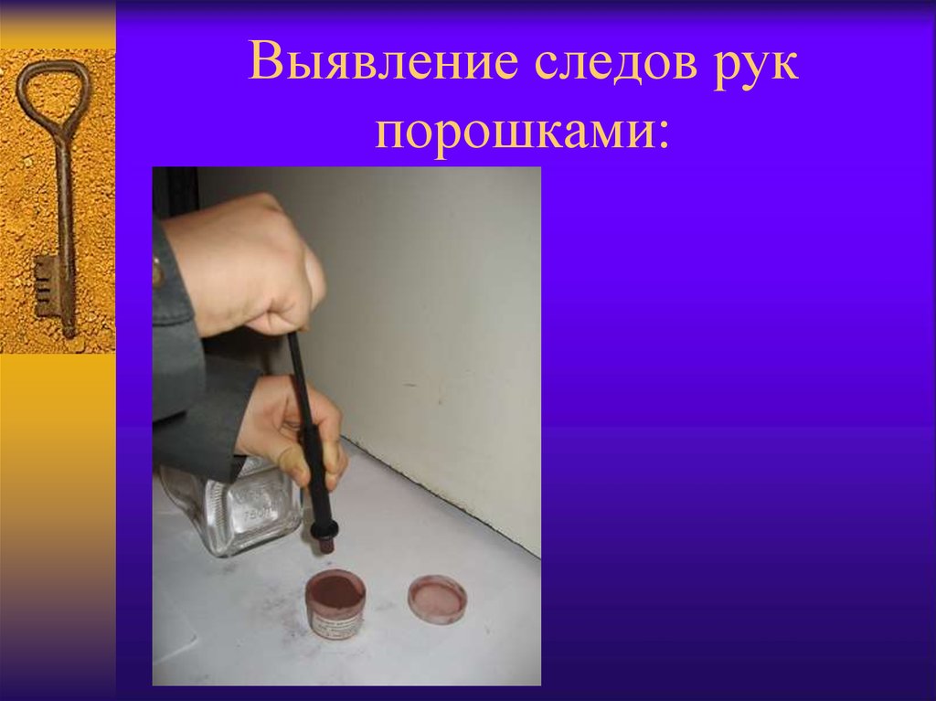 Осмотр следов рук. Выявление следов рук. Выявление следов рук порошками. Трасология в криминалистике. Трасологическое исследование следов.