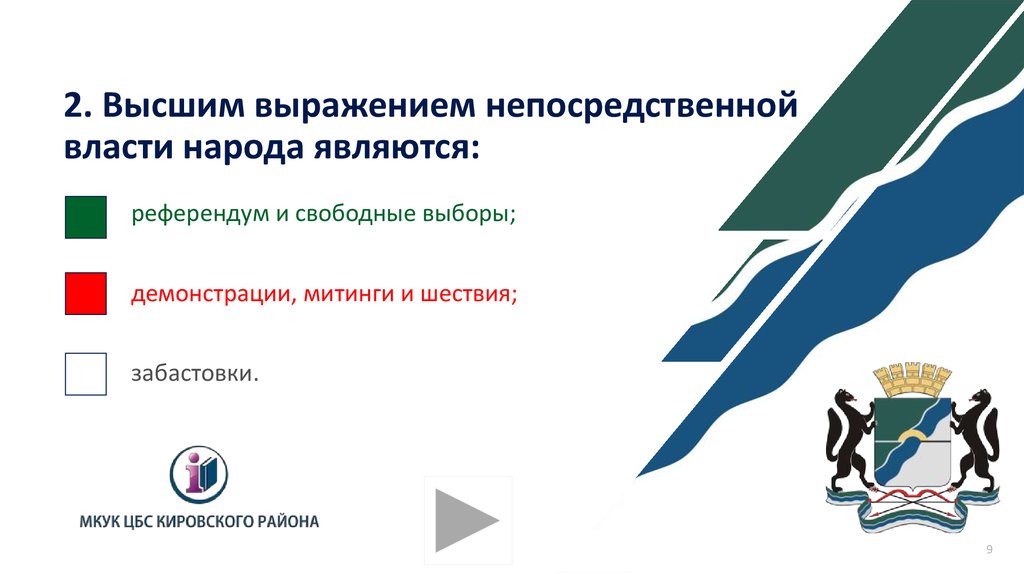 Высшее непосредственное выражение власти народа. Непосредственная власть народа Ангарск.