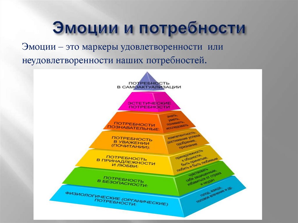 Эмоция какая потребность