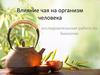 Влияние чая на организм человека