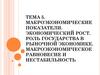 Макроэкономические показатели. Экономический рост. Роль государства в рыночной экономике. Макроэкономическое равновесие