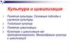 Культура и цивилизация