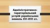 Адміністративно-територіальний устрій українських земель XV–XVI ст