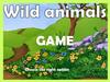 Wild animals. Game