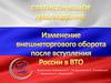 Статистическое наблюдение: изменение внешнеторгового оборота после вступления России в ВТО