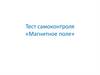 Магнитное поле. Тест