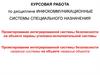 Инфокоммуникационные системы специального назначения
