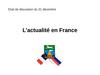 L’actualité en France. Club de discussion