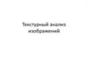 Текстурный анализ изображений