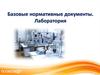 Базовые нормативные документы. Лаборатория
