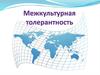 Межкультурная толерантность