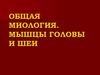 Общая миология. Мышцы головы и шеи