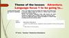 Adventure. Language focus