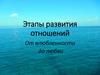 Этапы развития отношений. От влюбленности до любви