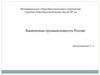 Химическая промышленность России