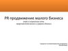PR продвижение малого бизнеса. Опрос в социальных сетях представителей малого и среднего бизнеса