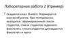 Лабораторная работа 2 (Пример)