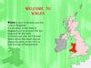 Welcome to Wales