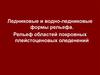 Ледниковые и водно-ледниковые формы  рельефа. Рельеф областей покровных плейстоценовых оледенений