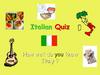 Italy quiz
