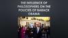 The influence of philosophers on the policies of Barack Obama