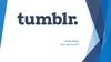 Tumblr -  это блоги